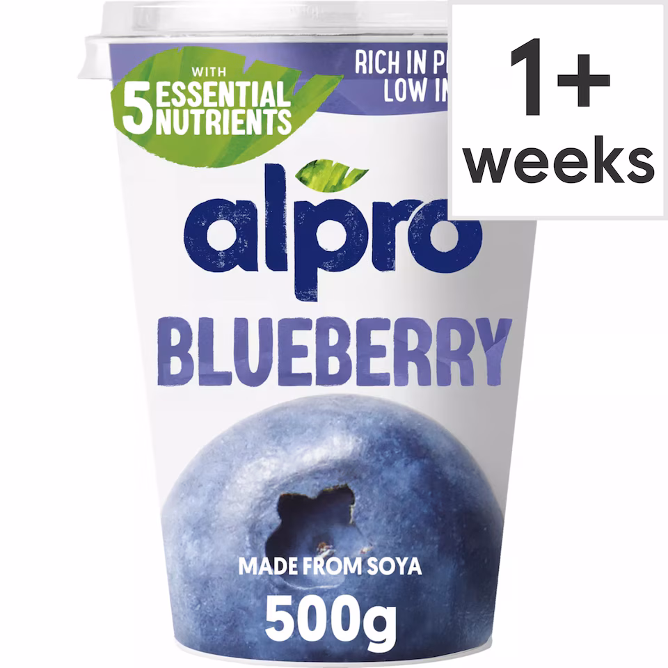 Alpro Blueberry Dairy Free Soya Yoghurt Alternative 500g