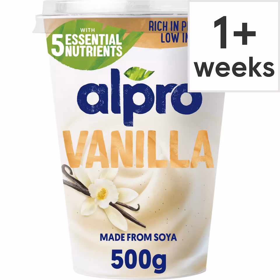 Alpro Vanilla Dairy Free Soya Yoghurt Alternative 500g