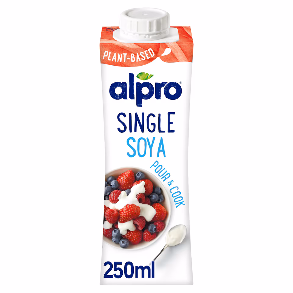 Alpro Soya Chilled Dairy Free Alternative to Cream 250ml