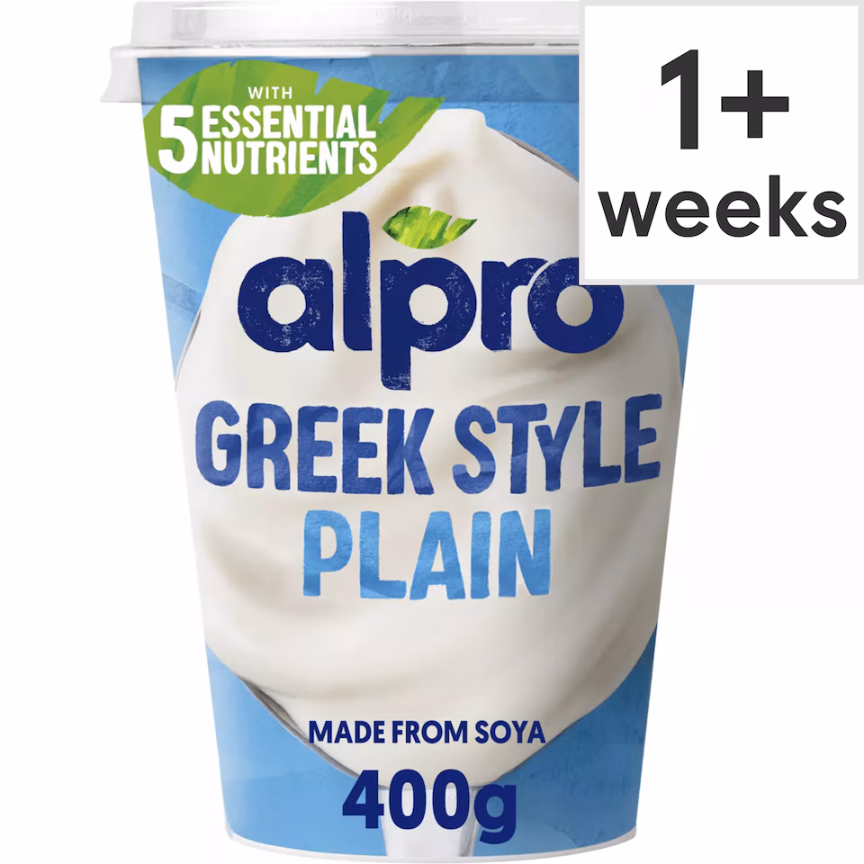Alpro Greek Style Plain Dairy Free Yoghurt Alternative 400g
