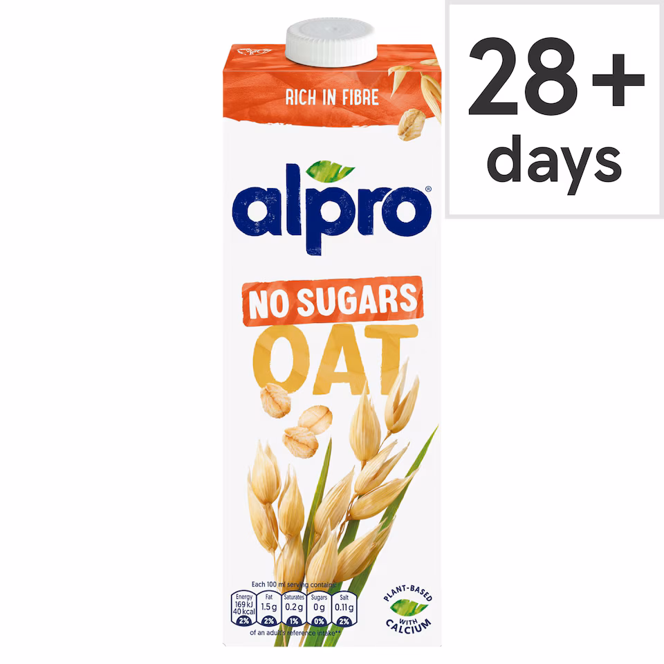 Alpro Oat No Sugar Long Life Dairy Free Drink 1L