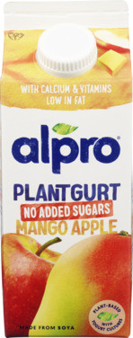 Plantgurt Soya Mango Eple Nas 750ml Alpro