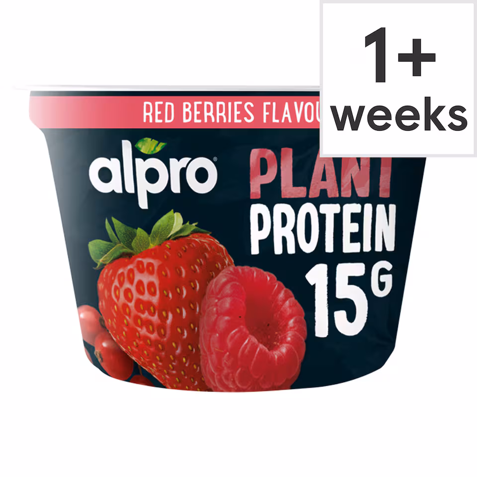 Alpro 15g High Protein Red Berries Dairy Free Soya Yoghurt Alternative 200g