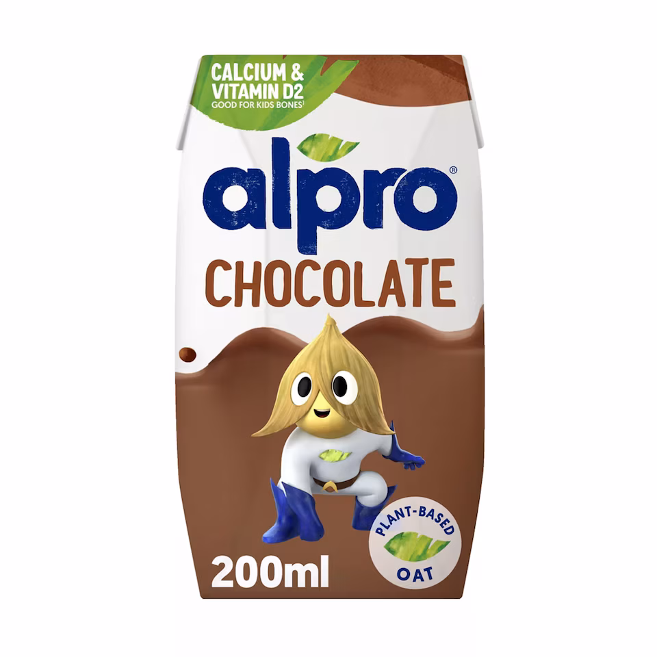 Alpro Kids Oat Chocolate Long Life Dairy Free Drink 200ml