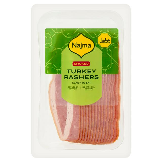 Najma Smoked Sliced Turkey Rashers 150g