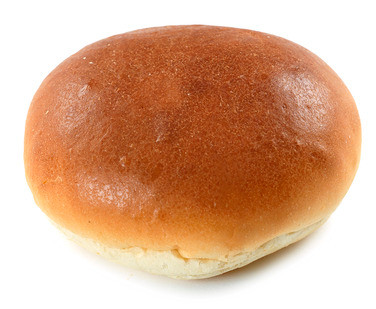 Round Brioche Roll 60gr Pre-slice Hamburgerbrød Delt