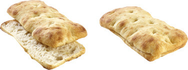Schiacciata Focaccia Withe Pre Lyst Brød Tin og Server