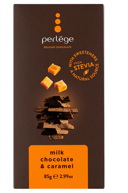 Perlege Melkesjokolade Karamell med Søtningsmidler 85 g