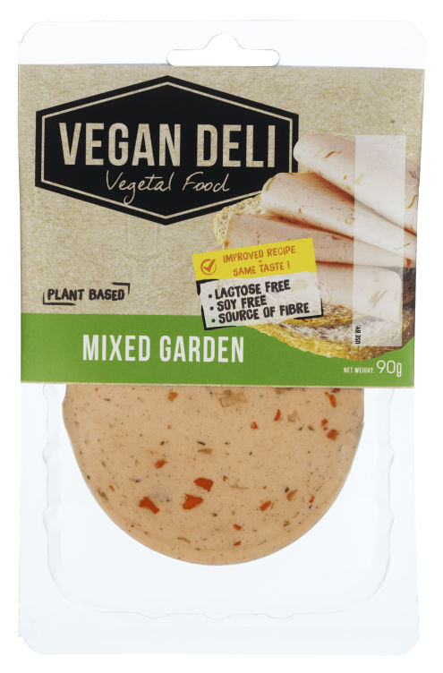 Vegansk Pålegg Mixed Garden 90g Vegan Deli
