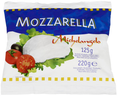 Mozzarella 125g Oc