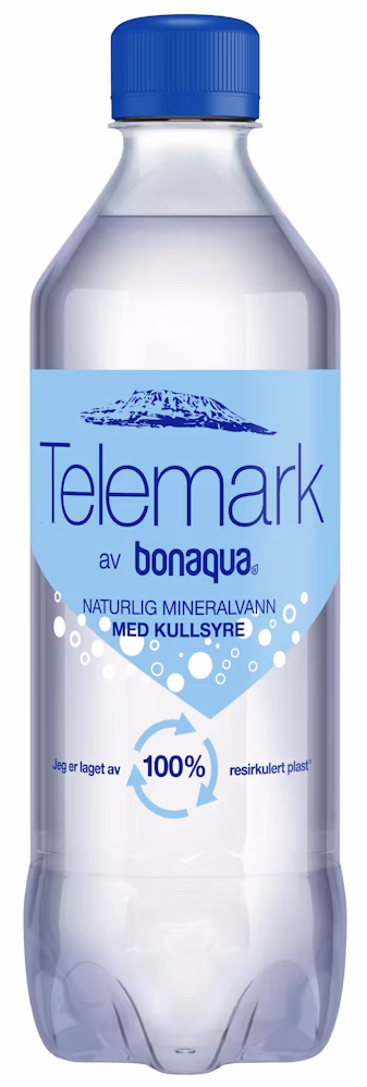Bonaqua Telemark Naturell Sprudlende, 0,5 l