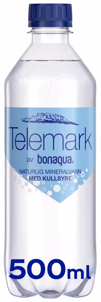 Bonaqua Telemark Naturell Sprudlende, 0,5 l