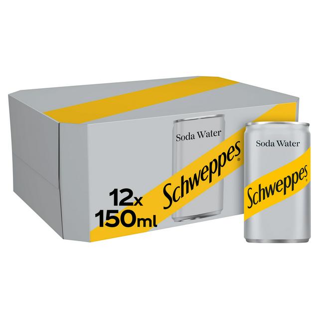 Schweppes Soda Water 12x150ml