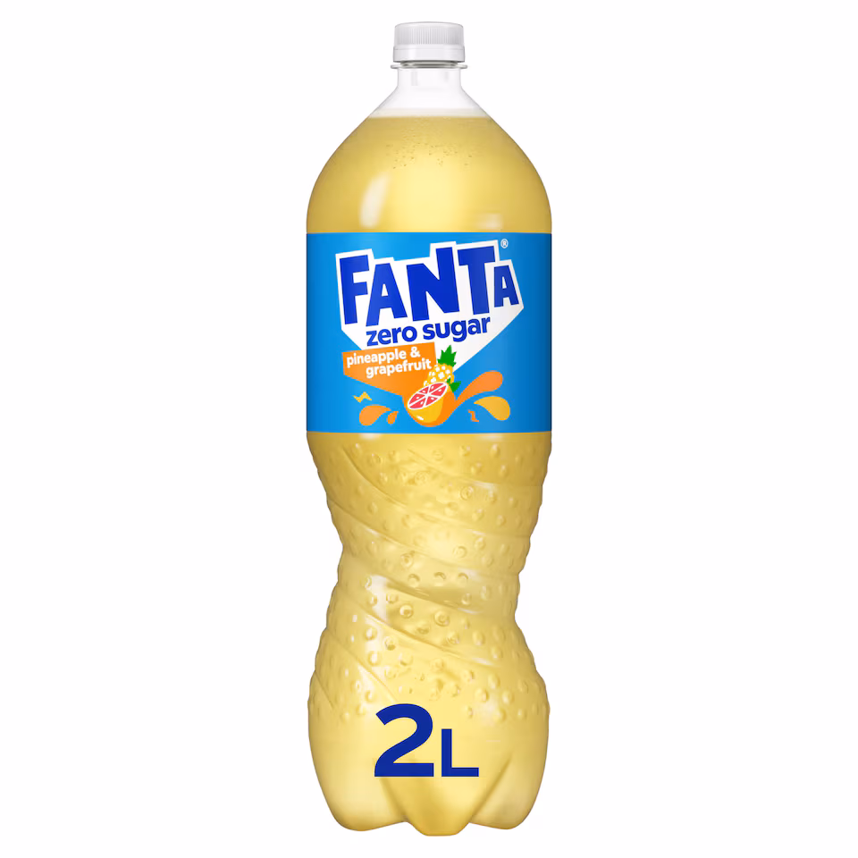 Fanta Zero Pineapple & Grapefruit 2L