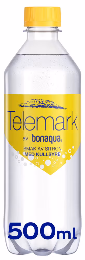Bonaqua Telemark Sitron Sprudlende, 0,5 l