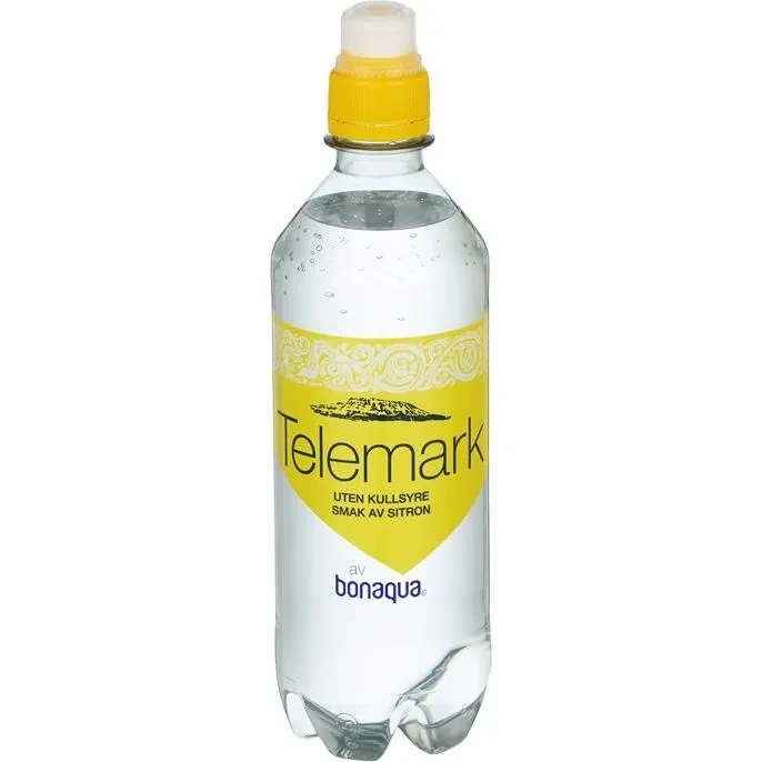 Telemark Kildevann U/Kullsyre M/Sportscap Sitron 24x0,5l