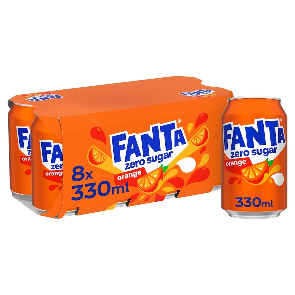 Fanta Zero Orange 8x330ml