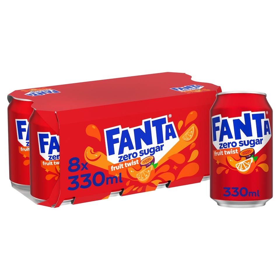 Fanta Zero Fruit Twist 8x330ml