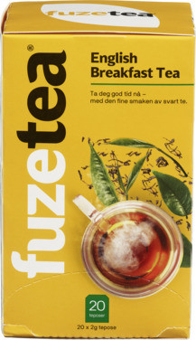 Fuze Tea English Breakfast 12 X20 Poser