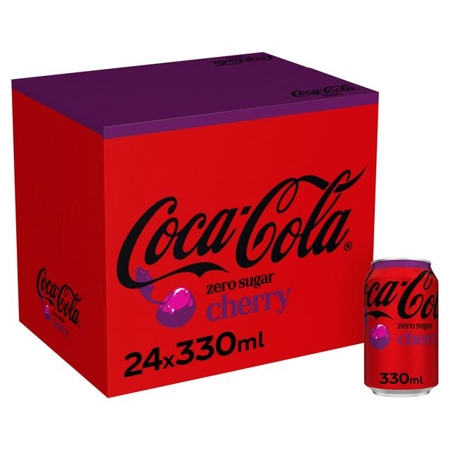 Coca-Cola Zero Sugar Cherry 24 x 330ml