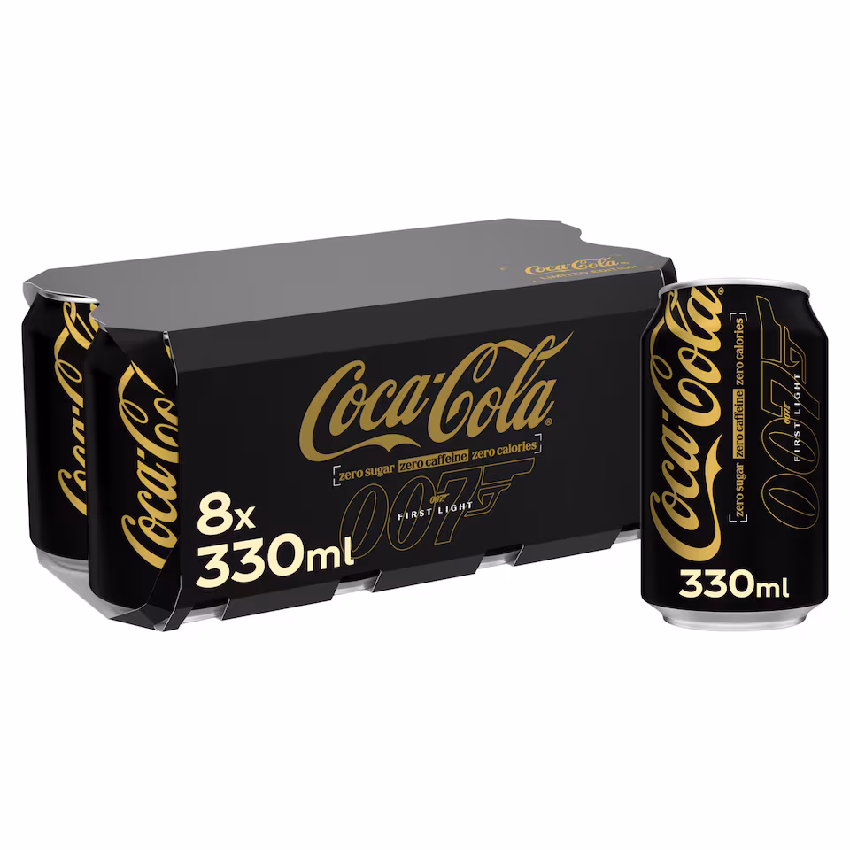 Coca-Cola Zero Sugar Zero Caffeine 8 x 330ml