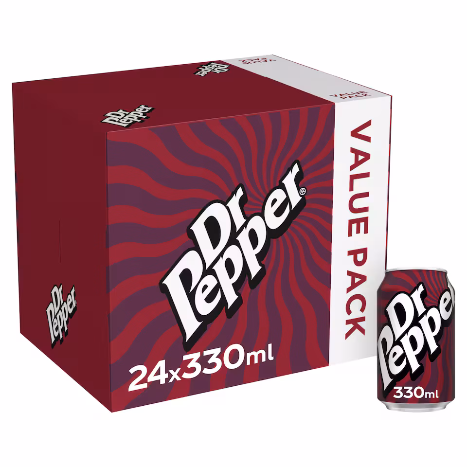 Dr Pepper 330ml 24pk Multipack