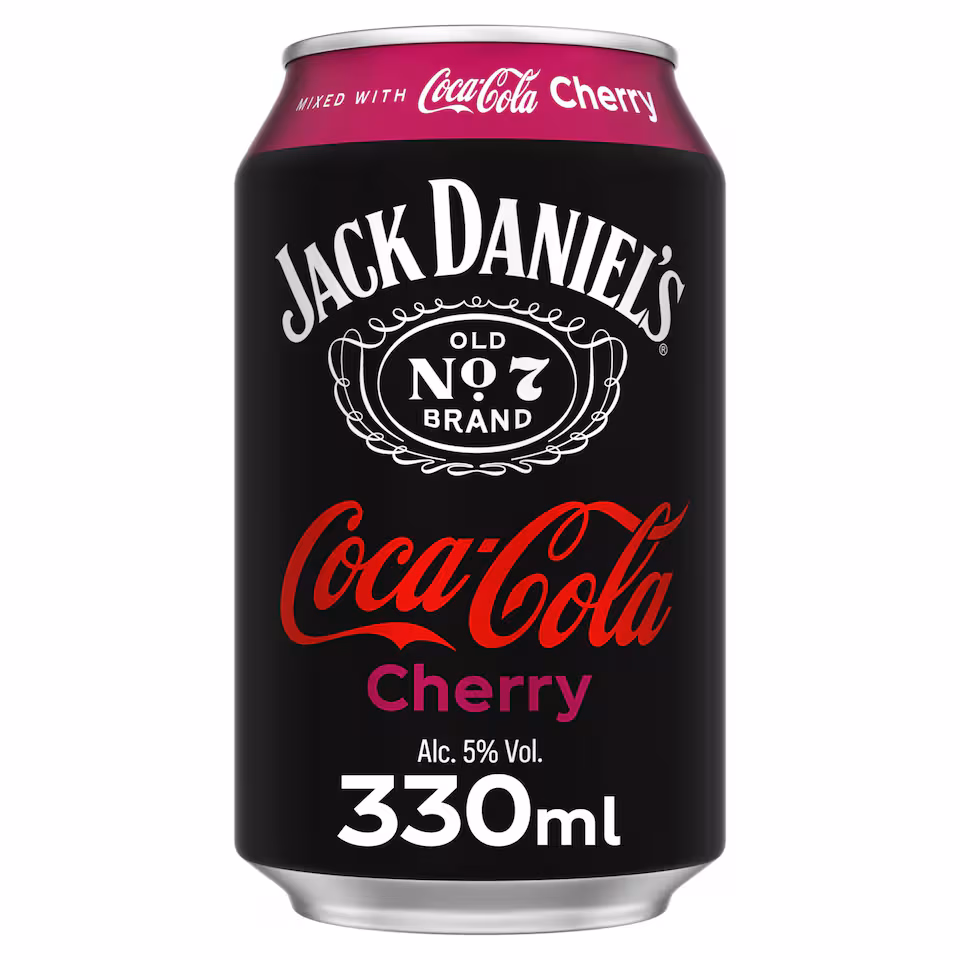Jack Daniels & Coca-Cola Cherry 330ml Can