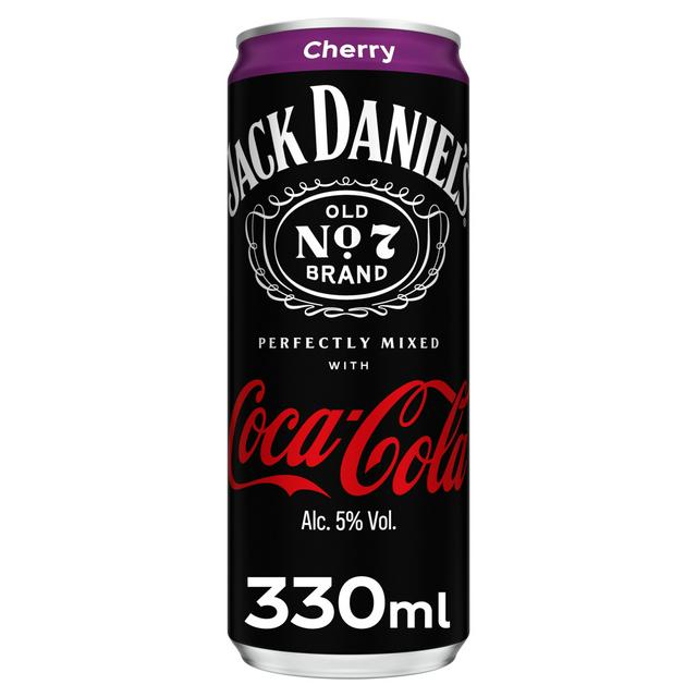 Jack Daniel's 330ml Coca-Cola Cherry Can