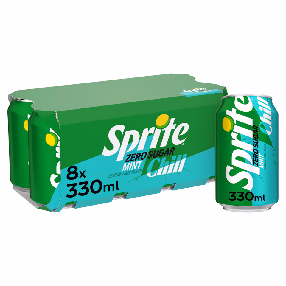 SPRITE Zero Sugar Mint Lemon-Lime chill 8x330ml