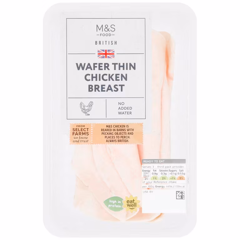 M&S British Wafer Thin Chicken Breast