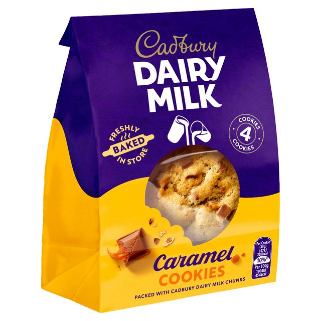 Cadbury Dairy Milk Caramel Cookies x4