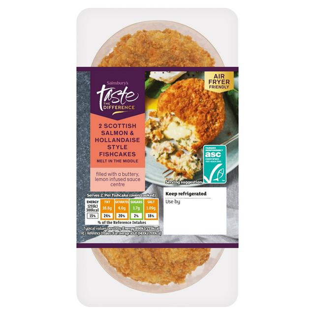 Sainsbury's Salmon Hollandaise Mim Fishcake, Taste the Difference 290g