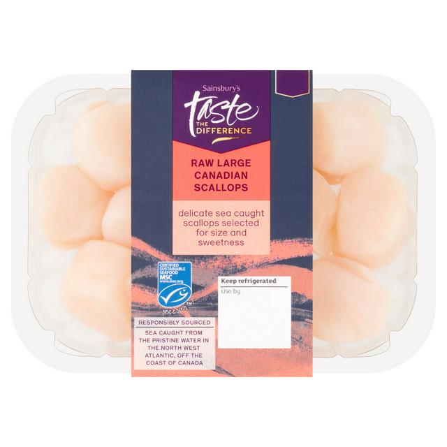 Sainsbury's Canadian King Scallops, Taste the Difference 150g