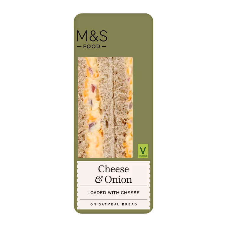 M&S Cheese and Onion Sandwich