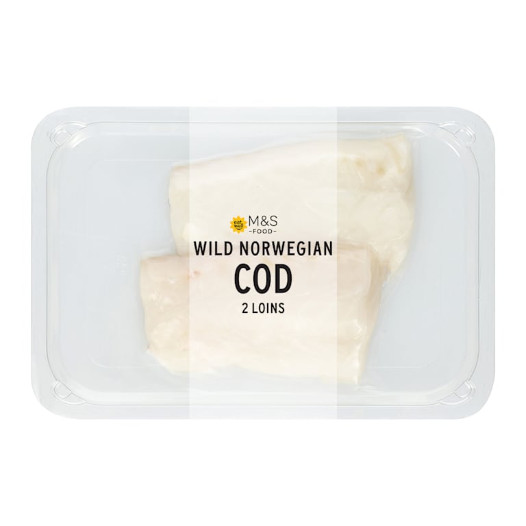 M&S 2 Wild Norwegian Cod Loins