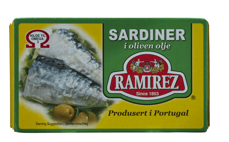 Sardiner i Olivenolje 124g Ramirez