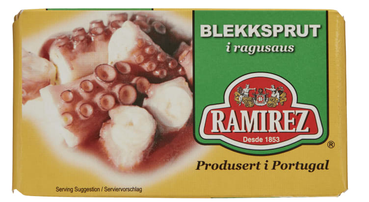 Octopus/Blekksprut i Ragusaus 120g Ramirez