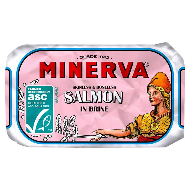 Minerva Skinless & Boneless Salmon in Brine 120g