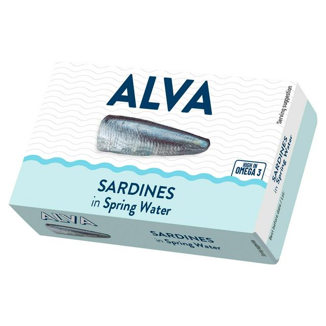 Alva Sardines in Spring Water 120g