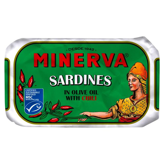 Minerva 120g Sardines in Olive Oil with Chili