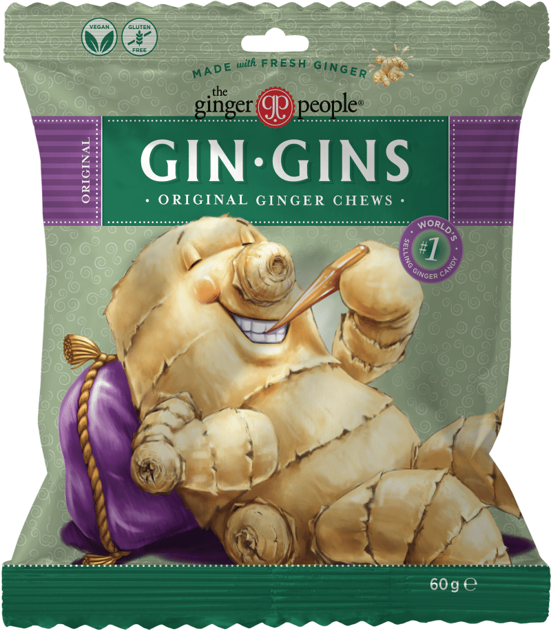 The Ginger People original ginger chews 60 g