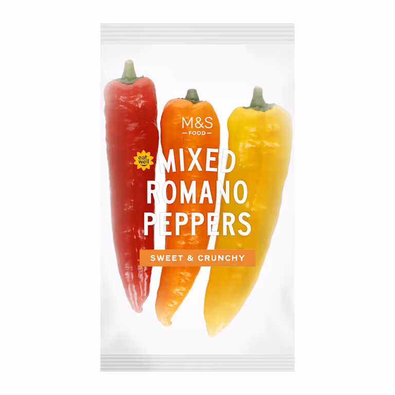 M&S Mixed Romano Peppers