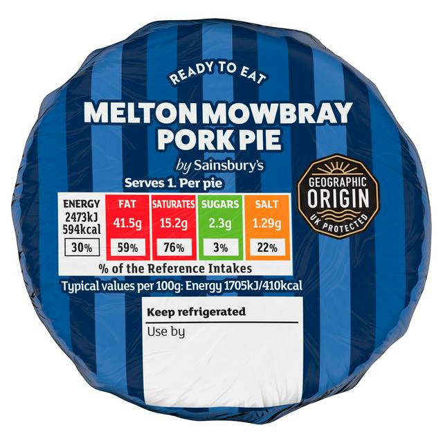 Sainsbury's Individual Melton Mowbray Pork Pie 145g