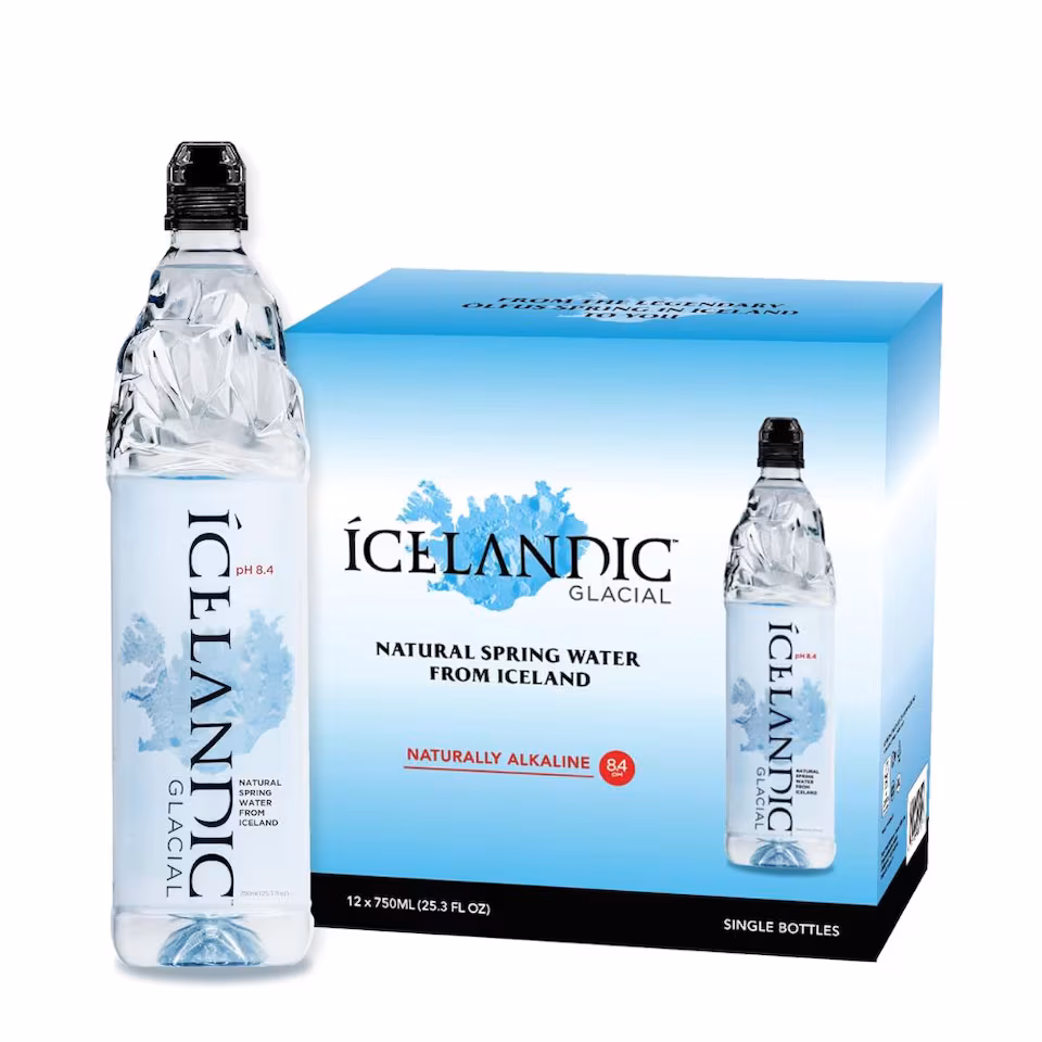 Icelandic Glacial Still Water PET Bottles 12 x 750ml