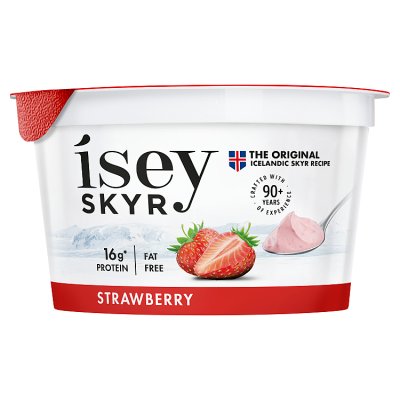 Isey Skyr Strawberry Icelandic High Protein Fat Free Yogurt