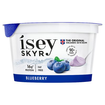 Isey Skyr Blueberry Icelandic High Protein Fat Free Yogurt