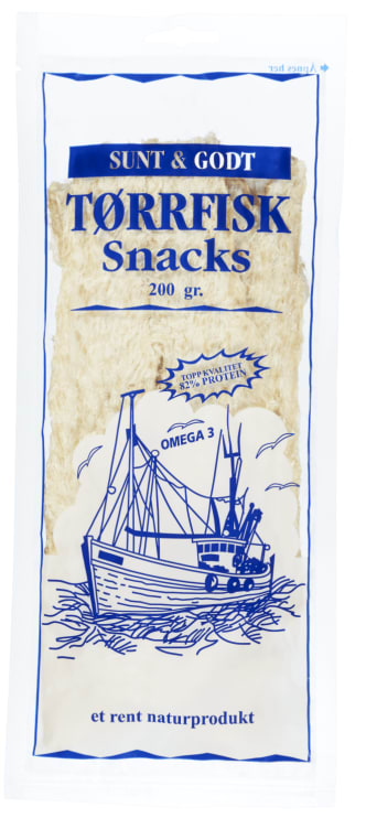 Tørrfisksnacks 200g