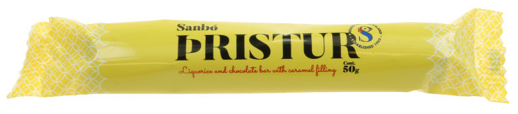 Risa Pristur Bar Karamell&Lakris 50g Sanbó