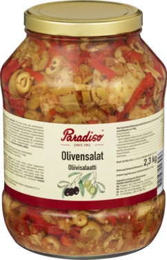 Paradiso Olivensalat i Lake 4x2,3 kg