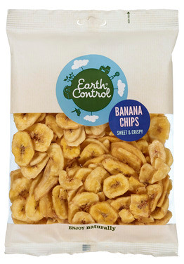 Earth Control Banan Chips 200g